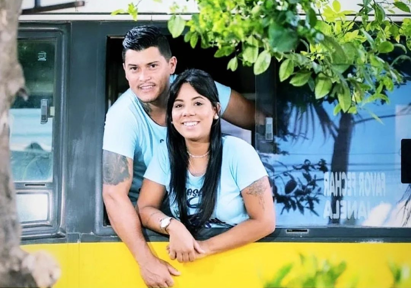 O casal Letícia e Bruno querem viajar do Brasil até o Alasca em um motorhome - Foto: reprodução Instagram