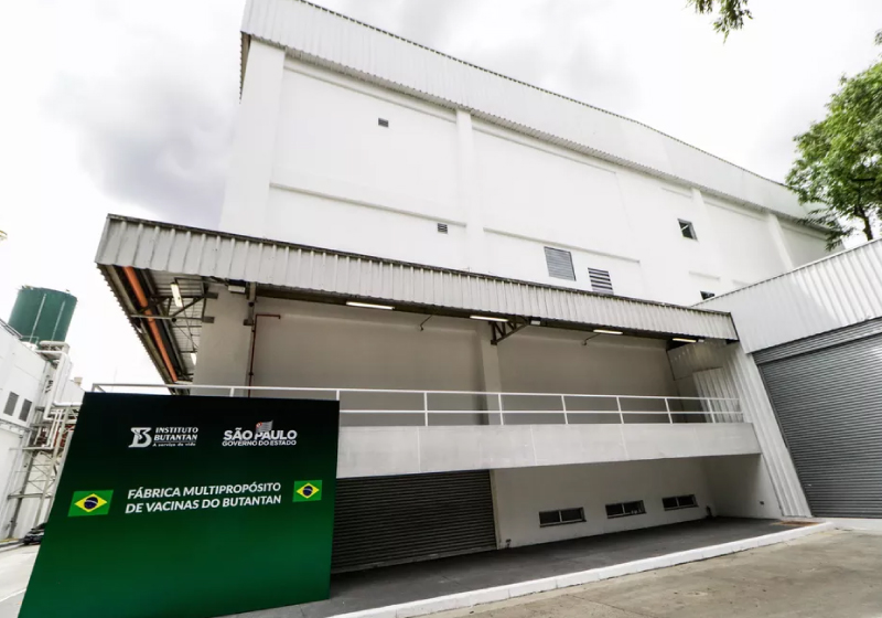 A nova fábrica de vacinas do Butantan foi construída com doações da iniciativa privada - Foto: Butantan