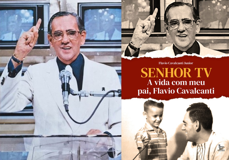 Flavio Cavalcanti teve a história contada em livro escrito pelo filho dele, Flavio Cavalcanti Junior - Foto: reprodução/divulgação