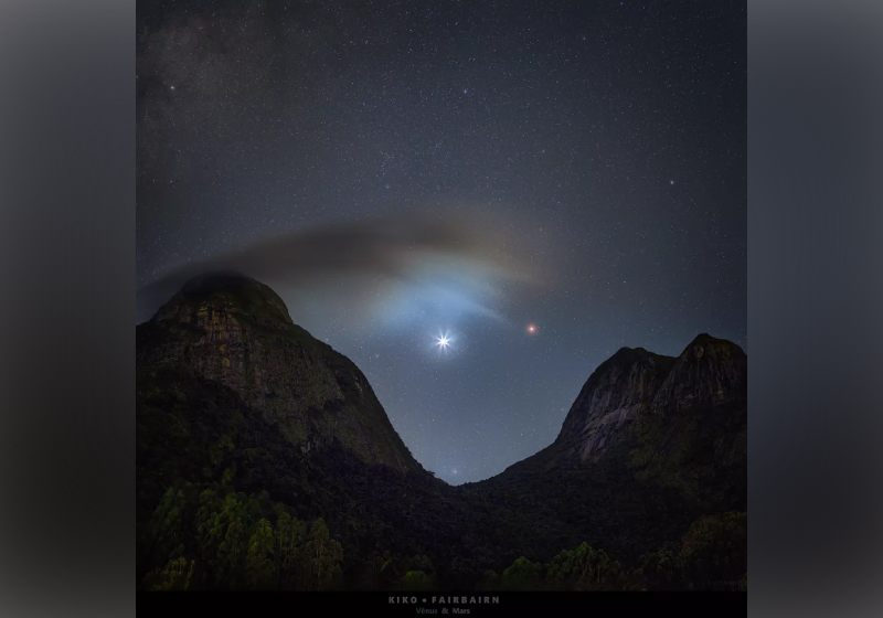 Fotografia de Kiko Fairbairn foi selecionada pela Nasa — Foto: Kiko Fairbairn