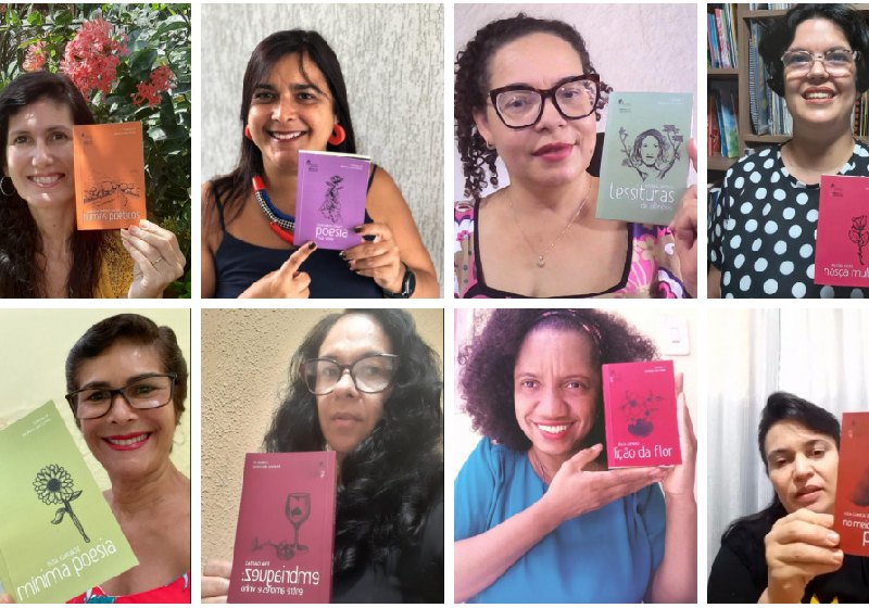 Livros de bolso: autoras da Confraria Poética Feminina Coleção 3 Mulherio das Letras - Foto: Divulgação