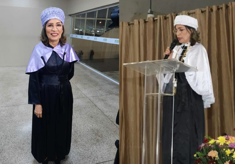 Lucélia tomou posse da reitoria da UEMA e foi destaque na mídia pela história de superação - Foto: arquivo pessoal