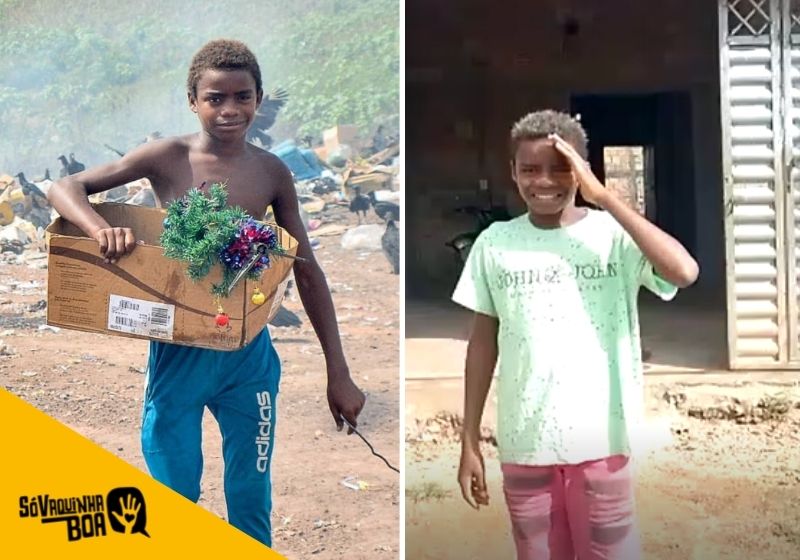 A sequência de fotos rodou o mundo e a vida desse garotinho mudou após a vaquinha no SVB. Fotos: João Paulo Guimarães