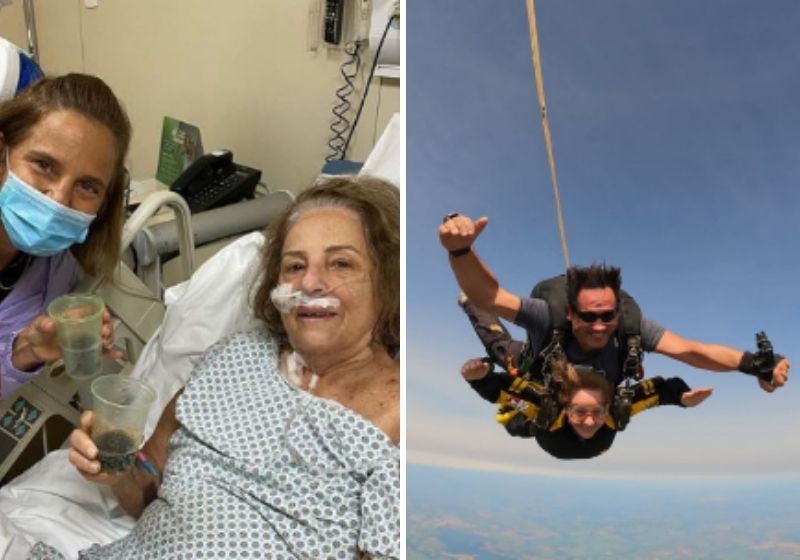 Dona Mari ficou 33 dias internada no ano passado por causa da doença. Fotos: Arquivo Pessoal