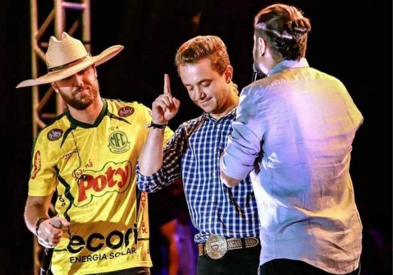 Pela primeira vez na cidade, os ingressos da dupla esgotaram em poucas horas e teve recorde de público. Foto: Reprodução