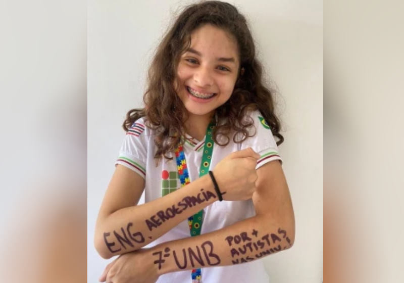 Laís mora no Maranhão e vai mudar para Brasíila para estudar e cuidar da avó Foto: Arquivo Pessoal