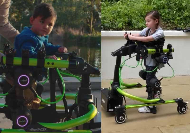 O exoesqueleto foi criado a partir de uma ideia do presidente da empresa - Foto: divulgação