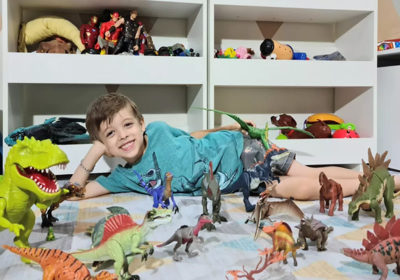 Theo, de 5 anos, é o brasileiro mais novo a entrar no clube dos gênios, o Mensa internacional — Foto: Arquivo pessoal