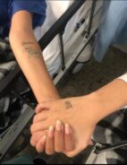 As irmãs de mãos dadas no hospital - Foto: arquivo pessoal