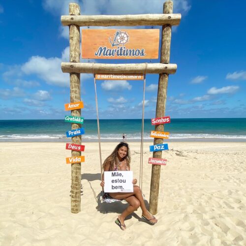 Nas praias de Natal - Foto: reprodução Instagram