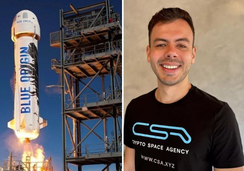 Uma passagem para o espaço custa no mínimo mais de 1 milhão de reais. Fotos: Reprodução/redes sociais