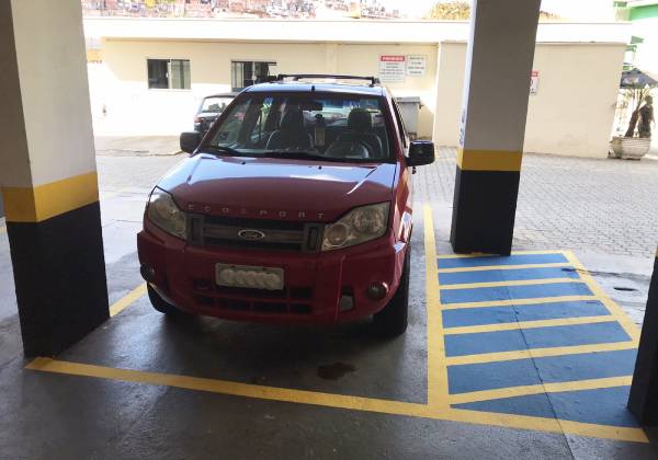 A família de Helô já está usando a vaga especial - Foto: Arquivo pessoal