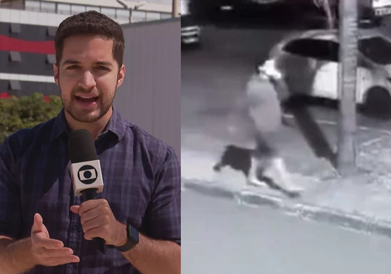 O repórter Gabriel Luiz comemorou com seguidores a recuperação após uma tentativa de latrocínio - Foto: reprodução