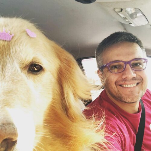 Carlos criou o app inspirado pelo cuidado com a cadela Chanel - Foto: arquivo pessoal