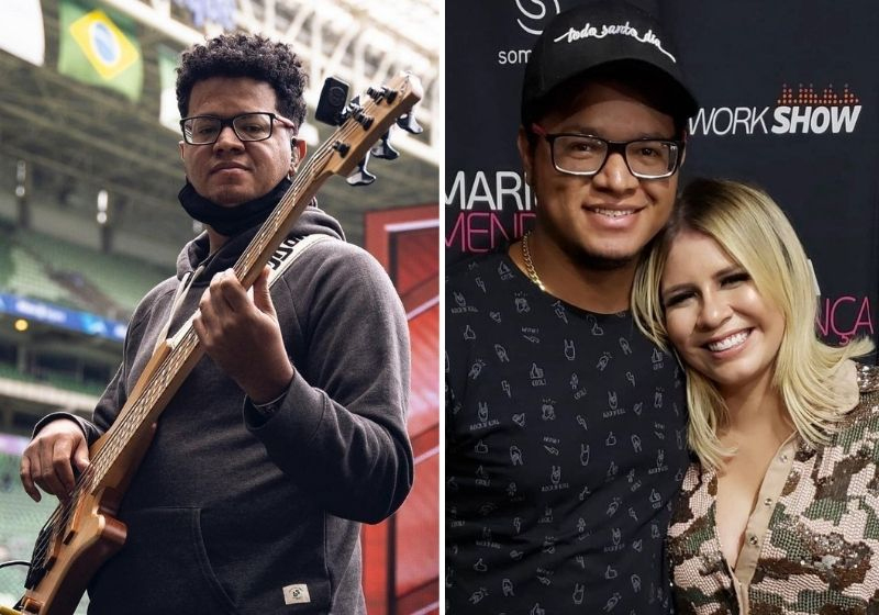 Luís conta que tocar com Marília Mendonça foi uma experiência única para ele - Foto: Arquivo pessoal