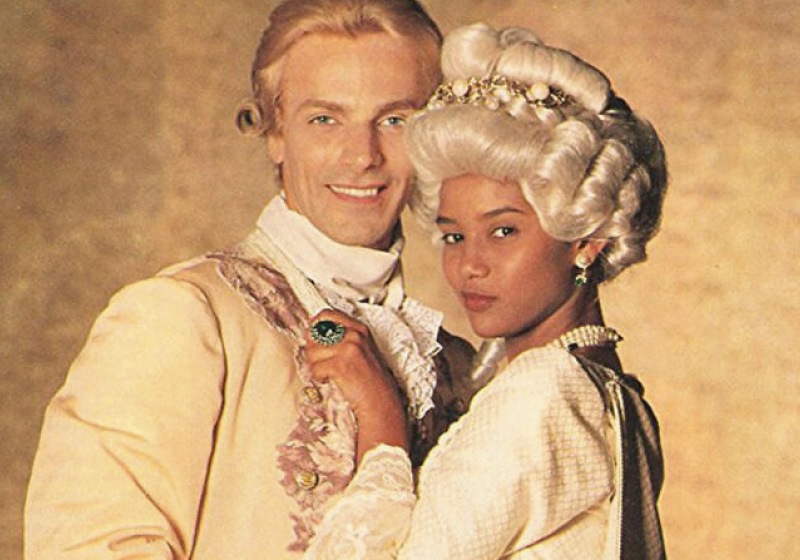 Victor Wagner e Taís Araújo na novela Xica da Silva, sucesso nos anos 90 na extinta TV Manchete - Foto: reprodução