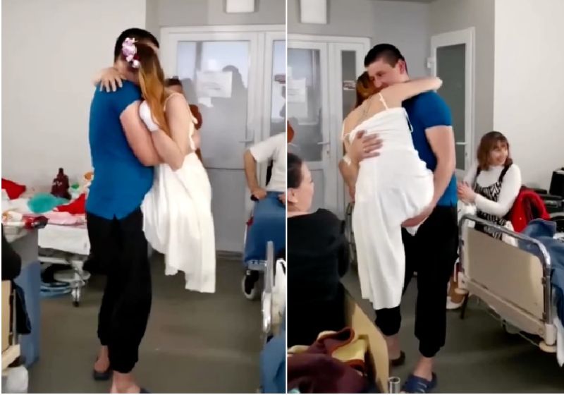 O casal quer viajar para a Alemanha, onde a jovem pretende conseguir próteses e fazer reabilitação. Fotos: Reprodução/vídeo