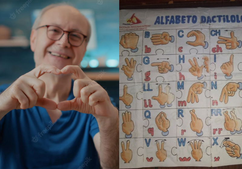 Joan aprendeu a Língua de Sinais para se comunicar com a sobrinha e transformou isso em missão - Foto: reprodução web/Twiitter