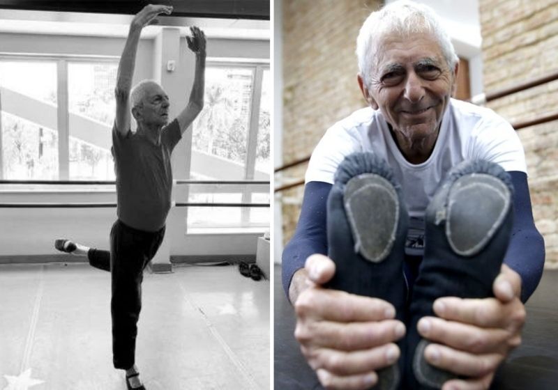 "Eu me sinto vivo, atuante, fazendo alguma coisa que eu sempre quis fazer”, disse o idoso que faz balé - Fotos: Andressa Gonçalves