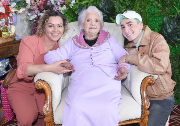Dona Idalina ficou radiante após a produção do bisneto - Foto: arquivo pessoal