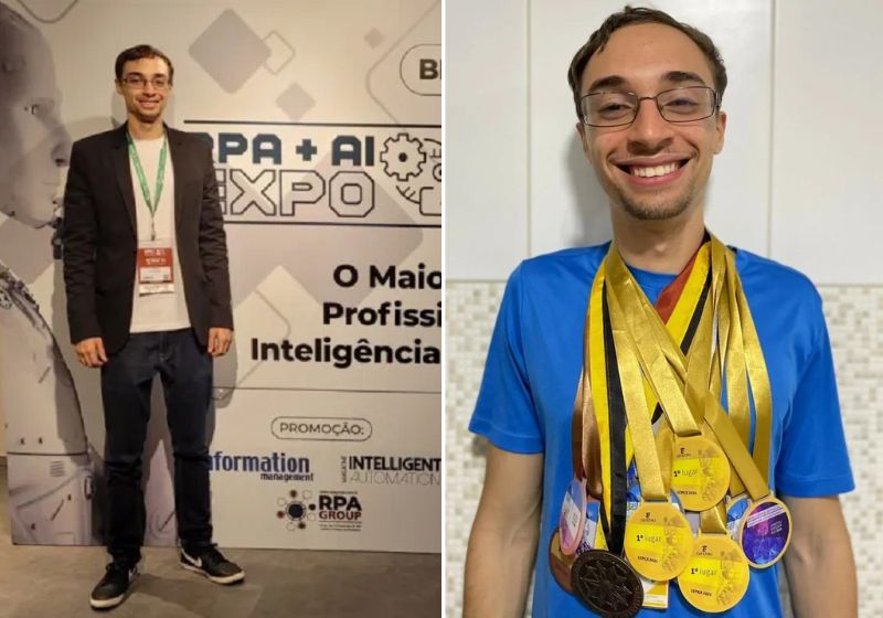 Lucas contou que o interesse por desenvolver projetos capazes de solucionar problemas sempre fez parte da sua vida. Fotos: Divulgação