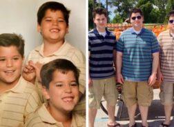 Os irmãos fizeram até dieta juntos e perderam 70 quilos. Fotos: Arquivo Pessoal