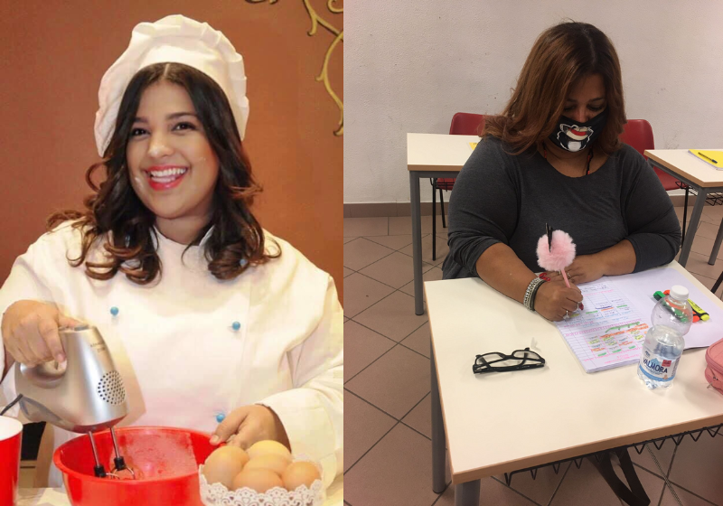 Liliam hoje é boleira, mas guarda um passado que envolve prostituição e fome. Agora ela comemora o primeiro diploma - Fotos: arquivo pessoal