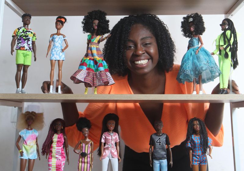 A loja virtual Aneesa está há um ano no mercado e vende bonecas pretas de variadas marcas. Foto: Divulgação