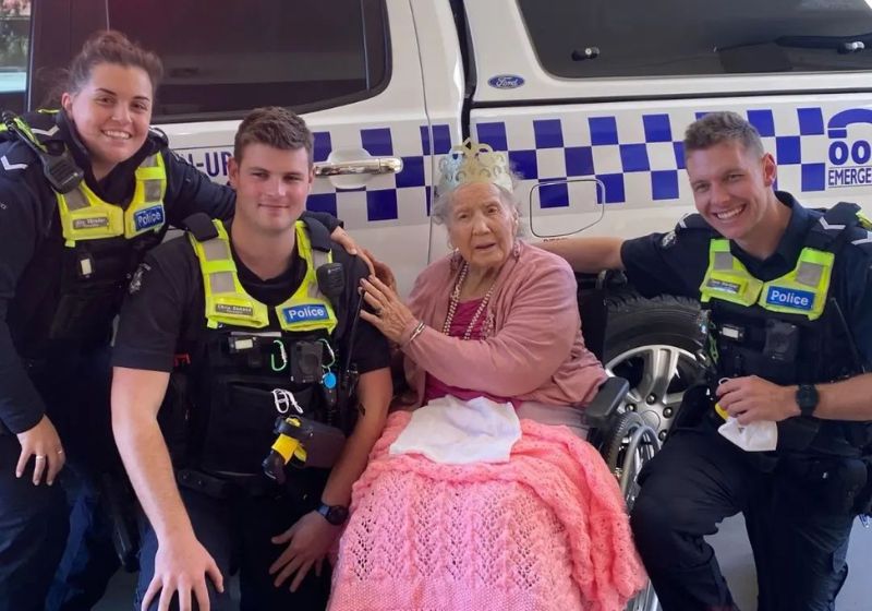 Afirmando ter sido sempre “certinha” a idosa queria ser presa. E conseguiu! - Foto: Instagram/ Victoria Police