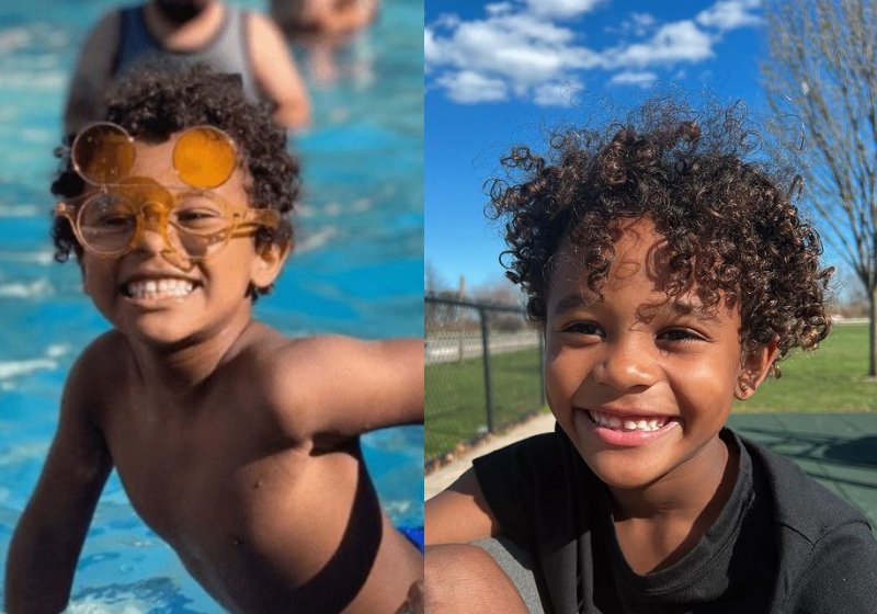 Massiah Browne faz natação desde os 4 anos e não teve medo de pular na piscina para salvar o coleguinha - Fotos: reprodução / Instagram