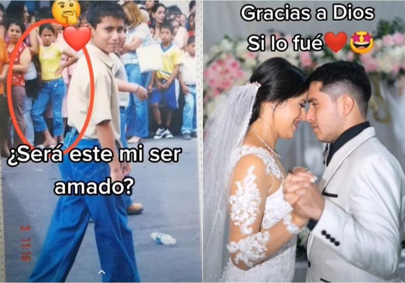 No TikTok, o vídeo ganhou milhares de curtidas e comentários, com os usuários da rede social maravilhados com a história. Fotos: Reprodução/vídeo