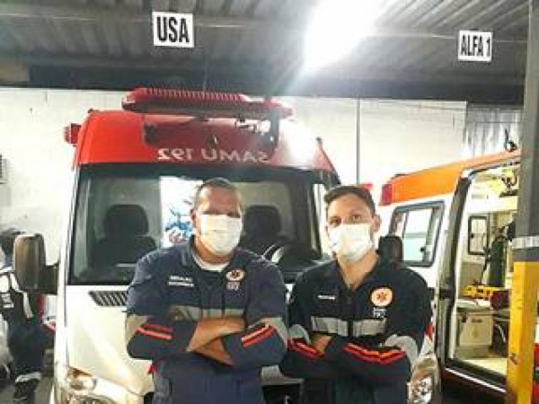 Pai e filho trabalham no SAMU e contam que nunca discutiram no serviço - Foto: divulgação