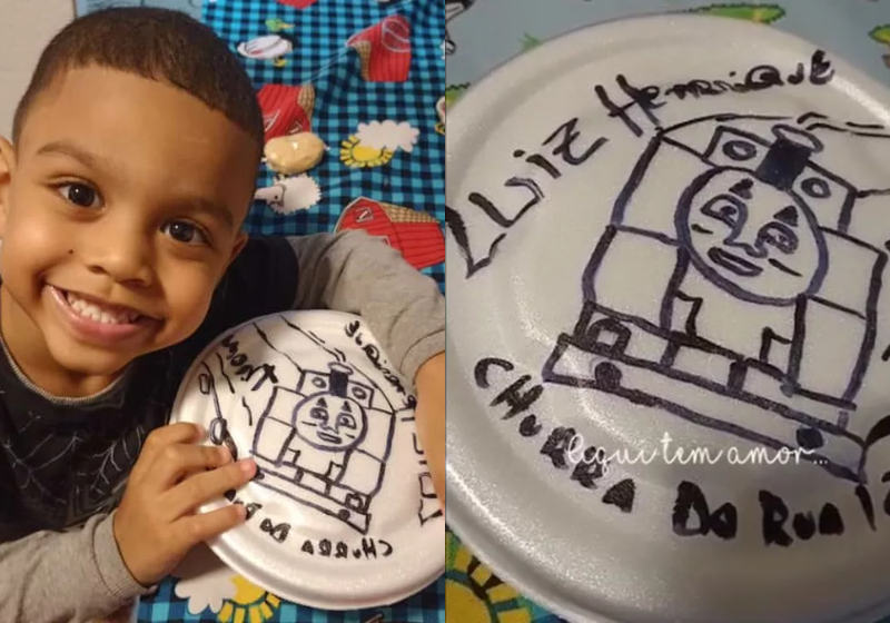 Restaurante recebe pedido inusitado em encomenda e entrega lanche com embalagem personalizada — Foto: Jenifer Flauzino