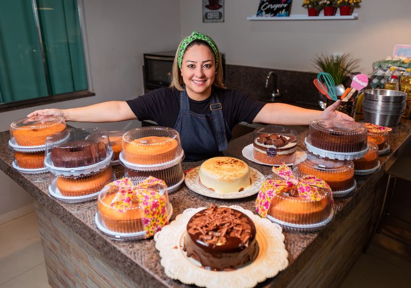 A advogada virou boleira com as receitas da vovó e agora fatura milhões - Foto: divulgação