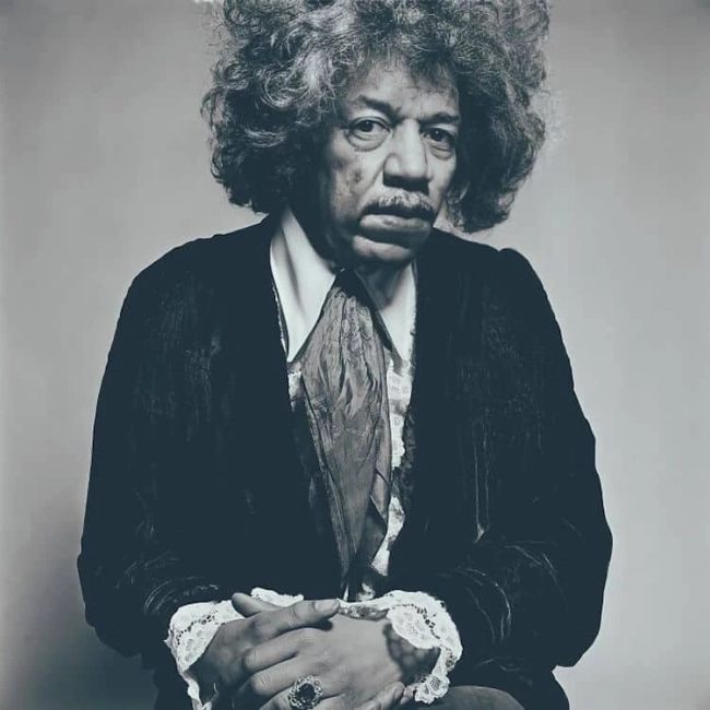 Jimi Hendrix como seria hoje - Foto: Instagram / @alperyesiltas / Reprodução
