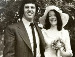 Jim e Margaret se casaram em 1972. Foto: BBC