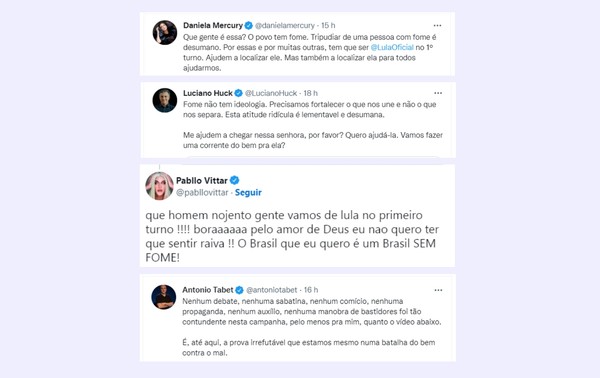 Artistas repudiaram atitude do empresrio de Itapeva no Twitter  Foto: Twitter/Reproduo