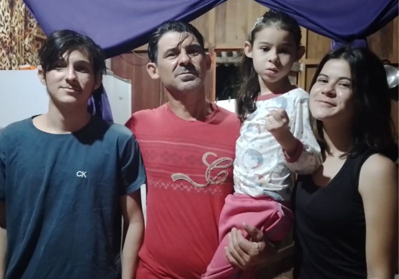 Depois dessa fatalidade, seu Antônio passou por muitas provas nessa vida. Foto: Arquivo Pessoal