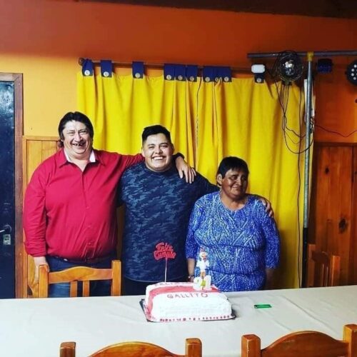 Albertina, o marido Francisco e o filho Leonardo - Foto: arquivo pessoal