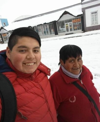 Albertina e o filho, Leonardo - Foto: arquivo pessoal