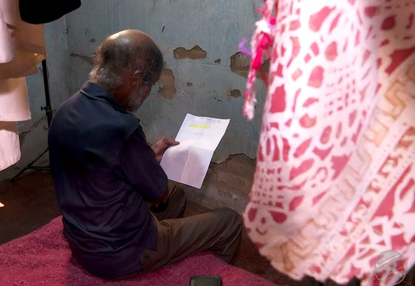 Francisco Silva de Oliveira teve a dívida perdoada — Foto: Wellington Nascimento