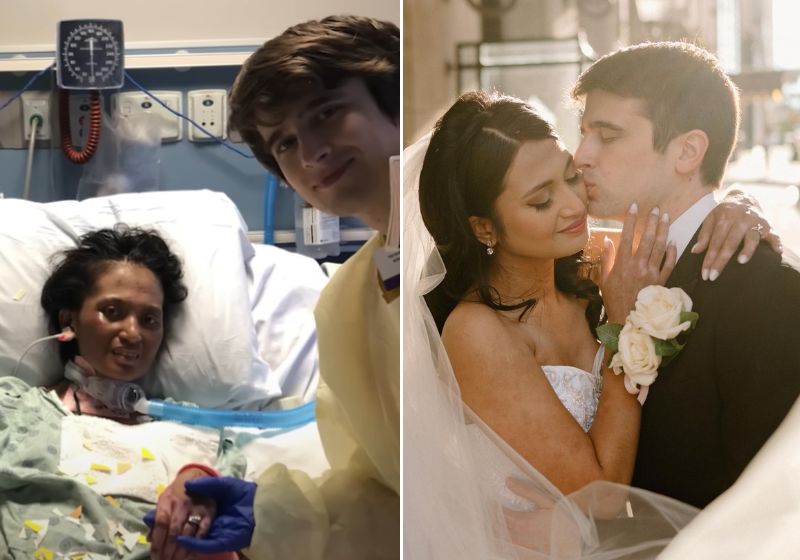 Após essa grande batalha pela vida, o casal comemorou recentemente 3 anos de casados: na saúde e na doença! Fotos: Reprodução/vídeo