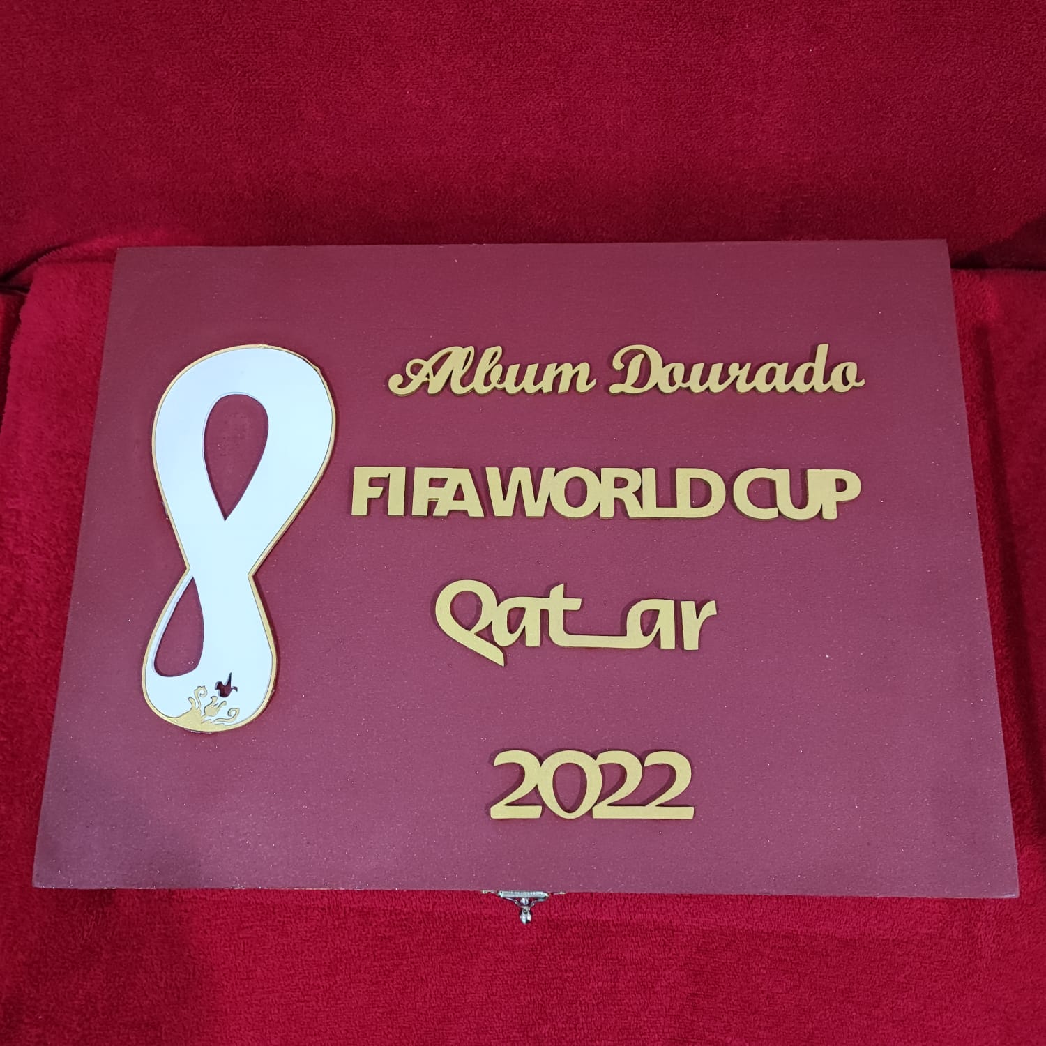 O álbum especial da Copa está sendo rifado pelo Palhaço Psiu para comprar presentes de Natal para crianças carentes - Foto: arquivo pessoal