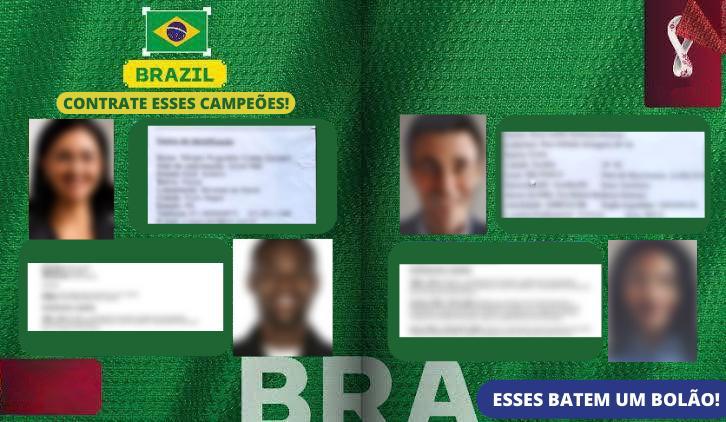 Outra página do Álbum de figurinhas dos desempregados - Foto: divulgação