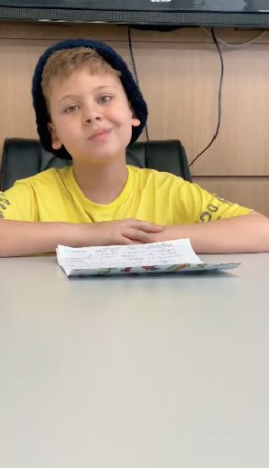 Davi, de 8 anos, o autor da boa ideia - Foto: divulgação