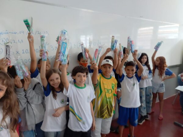 A arrecadação motivou toda a escola - Foto: reprodução