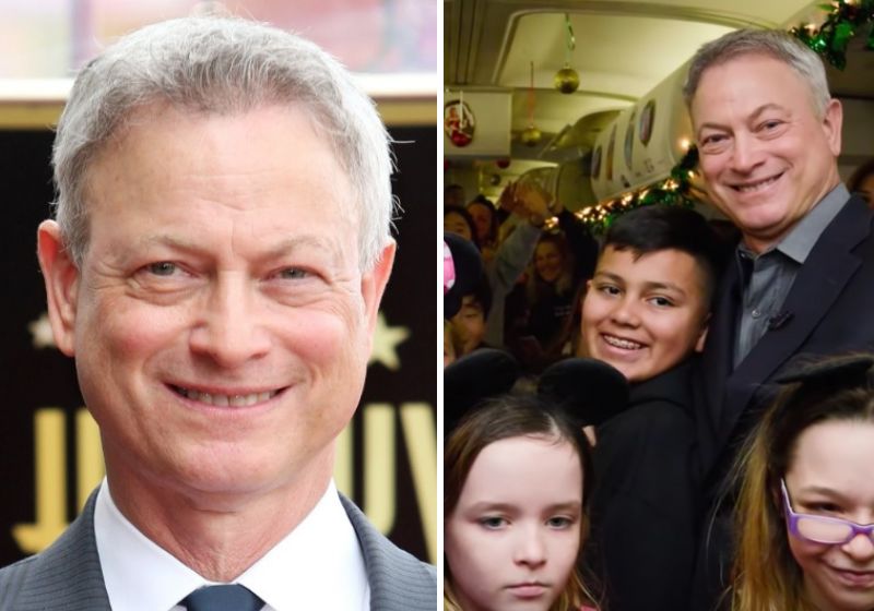 O ator leva crianças órfãs que ficaram órfãs em guerras para viagens gratuitas para a Disney World. Fotos: Reprodução/internet