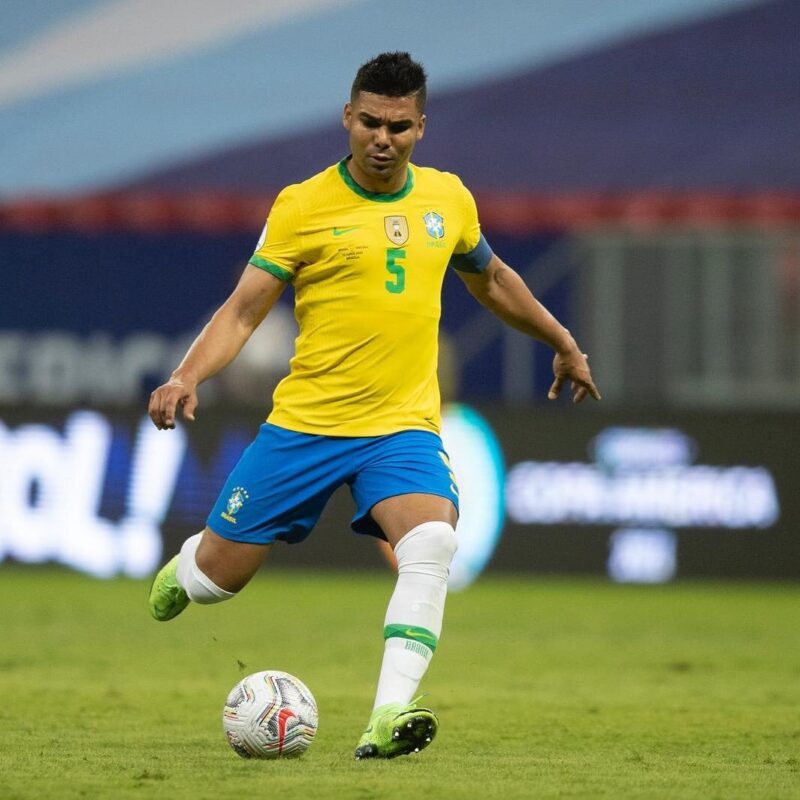 A bomba de Casemiro: o goleiro da Suíca está procurando a bola até agora! - Foto: Instagram / @casemiro