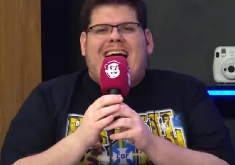 Casimiro reuniu mais de 3 milhões de espectadores e bateu recorde no primeiro jogo do Brasil - Foto: reprodução YouTube