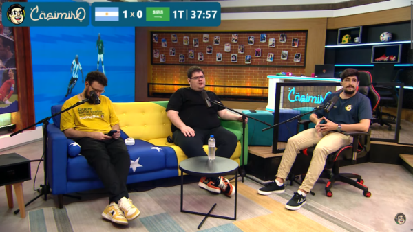 Pela primeira vez, uma transmissão da copa aconteceu pelo YouTube - Foto: reprodução YouTube